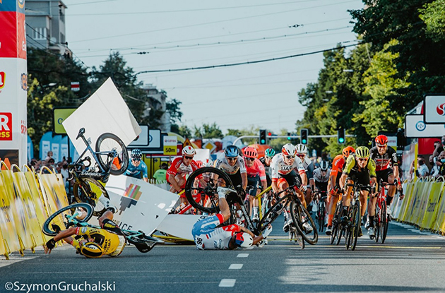 Tour of Poland crash